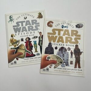Set of 2 Star Wars sticker books